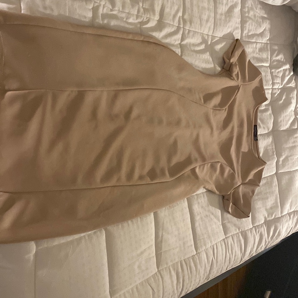 Tan beautiful body dress Boohoo